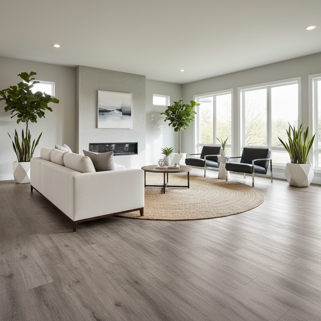 LVP flooring installation
